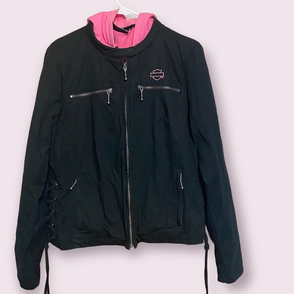 Harley-Davidson Jackets & Blazers - Harley Davidson Motorcycle Jacket w/ Fleece Vest, Removable